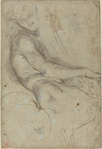 Satyr trzymający rondel autorstwa Annibale Carracci