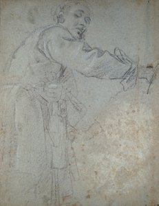 Studium udrapowanej postaci męskiej, 1580-1609 autorstwa Annibale Carracci