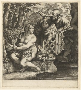 Zuzanna i Starsi autorstwa Annibale Carracci