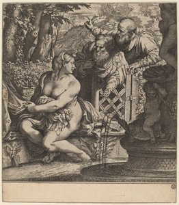 Zuzanna i Starsi autorstwa Annibale Carracci