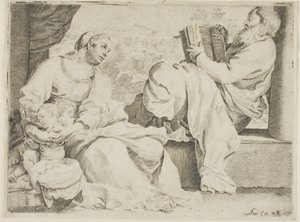 Święta Rodzina ze św. Janem Chrzcicielem autorstwa Annibale Carracci