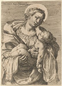 Madonna z Dzieciątkiem z Jabłkiem autorstwa Annibale Carracci