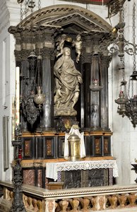 Wniebowzięcie Najświętszej Marii Panny, 1586 autorstwa Annibale Fontana