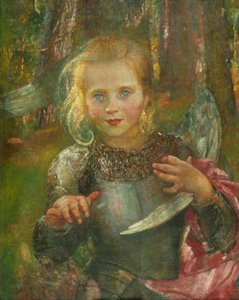 Iluzje, ok. 1902 (olej na płótnie) autorstwa Annie Louisa Swynnerton