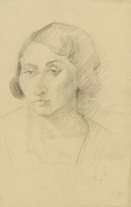 portret damy autorstwa Anny Dollschein