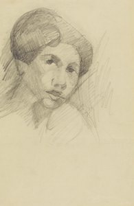 portret damy autorstwa Anny Dollschein