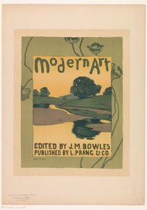 Reklama magazynu Modern Art tijdschrift Les Maîtres de l