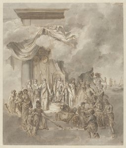 Alegoria panowania króla Wilhelma I, 1838 autorstwa Anonymous