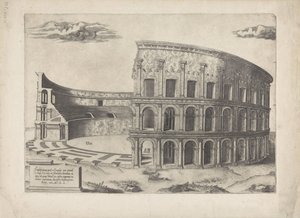 Amfiteatr w Castrense Mirror of Roman Magnificence (tytuł serii) autorstwa Anonymous