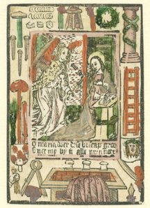 zwiastowanie Życie Maryi (tytuł serii) autorstwa Anonymous