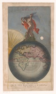 Atlas na świecie Strona tytułowa dla: Justus Danckerts, Atlas, s.a. autorstwa Anonymous
