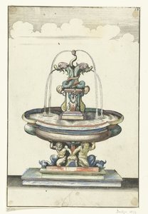 Umywalka czteropłatkowa Architectura Curiosa Nova (tytuł serii) autorstwa Anonymous
