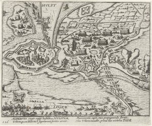 Oblężenie Hulst przez arcyksięcia Albrechta, 1596 autorstwa Anonymous