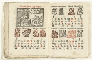 Strony z prognozą na październik 1712 r. autorstwa Anonymous