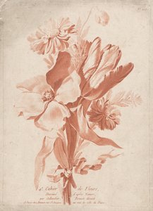 Kwiaty 4. Cahier de Fleurs (tytuł serii na obiekcie) autorstwa Anonymous