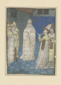 Boccaccio pośredniczy w dyskusji Przygody szlachetnych mężczyzn i kobiet (tytuł serii) autorstwa Anonymous