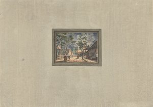 Pożar w Muiderbergu, 1746 autorstwa Anonymous