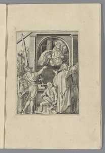 Christus ludzie getoond (Ecce homo) Mała Przełęcz (tytuł serii) Passio Christi Ab Alberto Durer Figurka norymberska (tytuł serii) autorstwa Anonymous