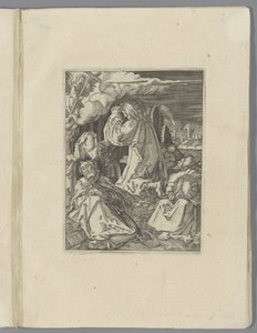 Chrystus w ogrodzie Getsemani Mała Przełęcz (tytuł serii) Passio Christi Ab Alberto Durer Figurka norymberska (tytuł serii) autorstwa Anonymous