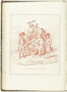 Comité van Gezondheid, 1795 Komisja Zdrowia (tytuł w przedmiocie) Hollandia Regenerata (włoska kopie) (tytuł serii) Odrodzenie Holandii: spechio do wszystkich odrodzonych ludów (tytuł serii na obiekcie) autorstwa Anonymous