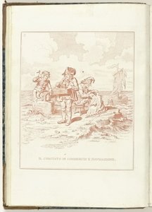Comité van Koophandel en Zeevaart, 1795 Komitet Handlowo-Nawigacyjny (tytuł na przedmiocie) Hollandia Regenerata (włoska kopie) (tytuł serii) Odrodzenie Holandii: spechio do wszystkich odrodzonych ludów (tytuł serii na obiekcie) autorstwa Anonymous
