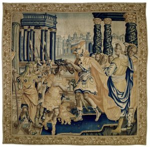 Coriolanus otrzymuje wieniec laurowy Historia Coriolanusa (tytuł serii) autorstwa Anonymous