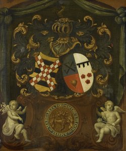 Broń sojuszu Jacoba Ploosa van Amstela i Margarety Tol, 1683 autorstwa Anonymous