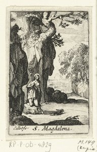 Skruszona Maria Magdalena S. Magdalena (tytuł na obiekcie) Święci Pokutnicy (tytuł serii) autorstwa Anonymous