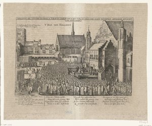 Ścięcie Johana van Oldenbarnevelta, 1619 Abbildung der Iustitien Geschehen in s