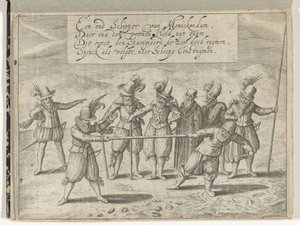 Bitwa o Złotą Laską, 1608 autorstwa Anonymous