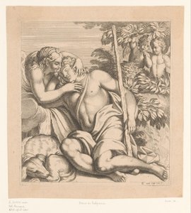 Diana i Endymion Obrazy w Palazzo Farnese w Rzymie (tytuł serii) autorstwa Anonymous