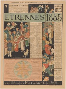 Lista funduszy J. Hetzel & Cie w Paryżu Etrennes 1885 (tytuł na obiekcie) autorstwa Anonymous