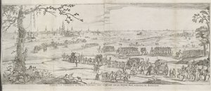Frederik Hendrik komt Maria de Medici tegemoet, buiten