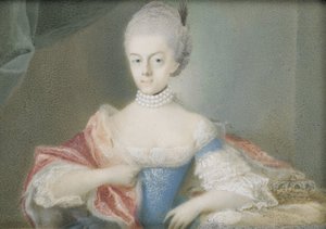 Frederika Sophia Wilhelmina (1751-1820), księżniczka Prus, żona księcia Wilhelma V autorstwa Anonymous