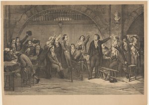 Więzień Girondins 1793 (tytuł na obiekcie) autorstwa Anonymous