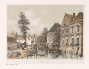 Widok na Oudewater autorstwa Anonymous