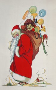 Oto nadchodzi Święty Mikołaj (ilustracja książkowa)