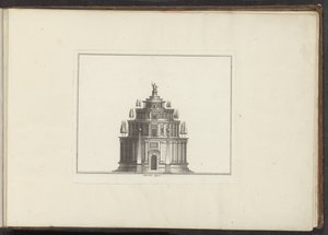 Mauzoleum Augusta w Rzymie Mauzoleum Augusti (tytuł na obiekcie) Pałace i zabytki w Wenecji, Livorno, Neapolu i Rzymie (tytuł serii) autorstwa Anonymous