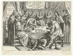 Gra o Schenckenschans, 1635-1636 Vorstelijcke Ravelspel om Schenckenschants / Le Ravel des Princes pour le Fort de Schentks (tytuł na obiekcie) autorstwa Anonymous