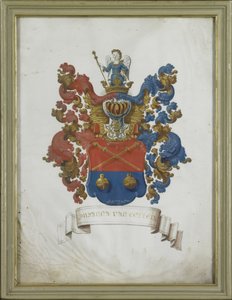 Herb Susanny van Collen (1692-1745), żony Jakuba Feitamy autorstwa Anonymous