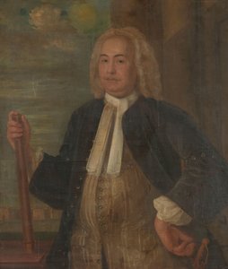 Johannes Thedens (1741-1743) Portret Johannesa Thedensa, gubernatora generalnego Holenderskiej Kompanii Wschodnioindyjskiej autorstwa Anonymous