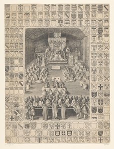 Karol I otwiera sesję parlamentu, 1628 autorstwa Anonymous