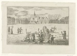 Ukaranie burmistrzów Arnhem Bentinck i Brantsen, 1784 autorstwa Anonymous