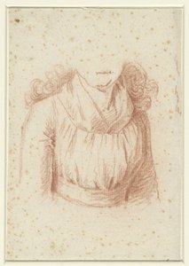 Studium kostiumowe do portretu Madame Molet autorstwa Anonymous