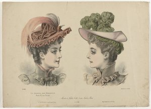 Le Journal des Modistes, 1-11-1892, nr. 1916: Modes de Julia Coll (...) autorstwa Anonymous