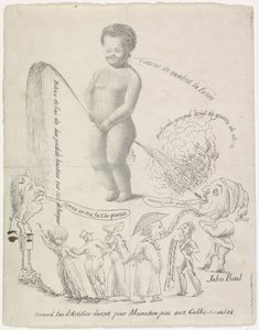 Manneken Pis dostarcza fajerwerki, 1820 Grand feu d
