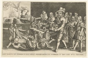 Mauryci oddzielający pszenicę od plew, 1618 autorstwa Anonymous