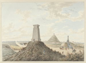 Pomniki w Waterloo, 1815 autorstwa Anonymous