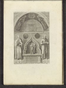 Nis met de heilige Franciscus en de heilige Dominicus Scenes uit het Venetiaanse leven (tytuł serii) Habiti d