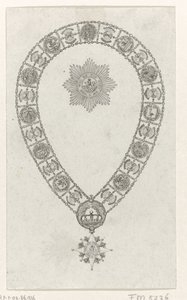 Łańcuch Orderów z Wielkim Krzyżem Królewskiego Orderu Holandii, 1807 autorstwa Anonymous